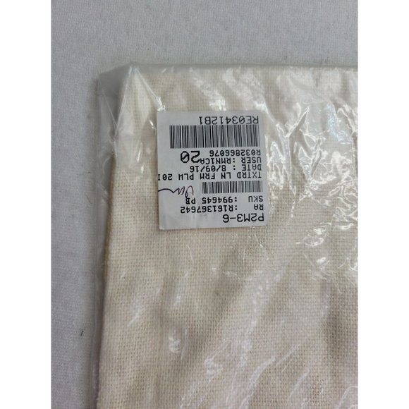 NEW - Pottery Barn 20x20" Yellow Textured Linen Farm Pillow Cover Classic Square - Picture 5 of 8